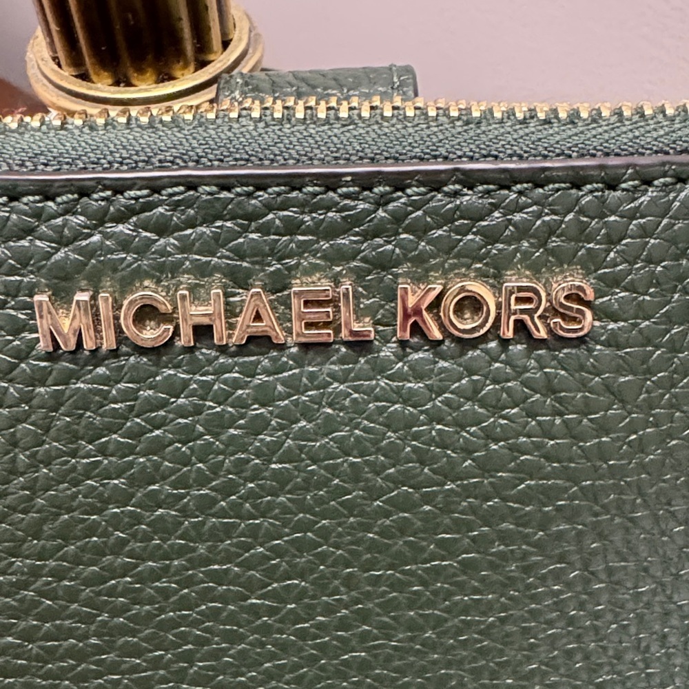Michael Kors Double Zip Jet Set Travel Wallet Phone Wristlet - Picture 2 of 12